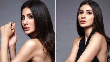 Mouni Roy looks gorgeous in a black halter neck dress in her latest pictures