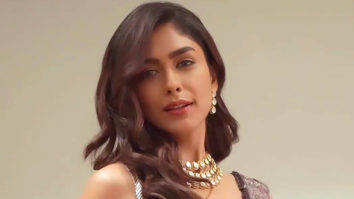 Mrunal Thakur looks stunning in glittering pink lehenga