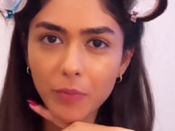 Mrunal Thakur shares BTS of getting ready for Filmfare