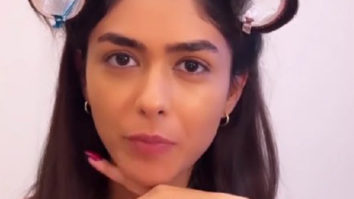 Mrunal Thakur shares BTS of getting ready for Filmfare