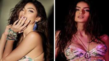 Palak Tiwari looks scintillating in multi-coloured sequin butterfly top and neon pants in latest photo-shoot