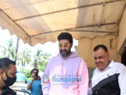Photos: Abhishek Bachchan and Shweta Nanda snapped at PVR Juhu