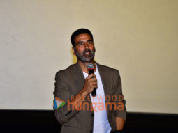 Photos: Akshay Kumar snapped at Ram Setu song launch in Mumbai