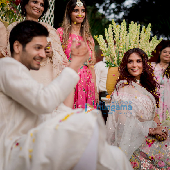 photos ali fazal and richa chadha snapped at their mehendi and sangeet ceremonies 1