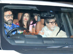Photos: Amitabh Bachchan, Abhishek Bachchan, Aishwarya Rai Bachchan, Jaya Bachchan and Aaradhya Bachchan snapped during Laxmi Pujan