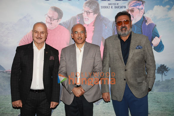 photos boman irani anupam kher neena gupta sooraj barjatiya and others grace the trailer launch of the film uunchai 5