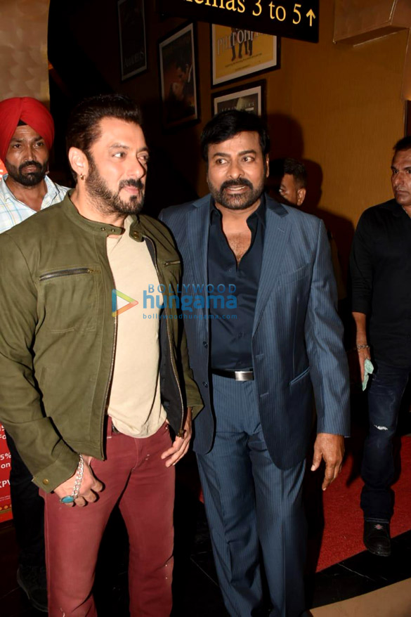 photos chiranjeevi and salman khan snapped at hindi trailer launch of godfather at pvr juhu 4