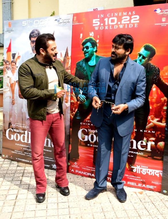 photos chiranjeevi and salman khan snapped at hindi trailer launch of godfather at pvr juhu2 3