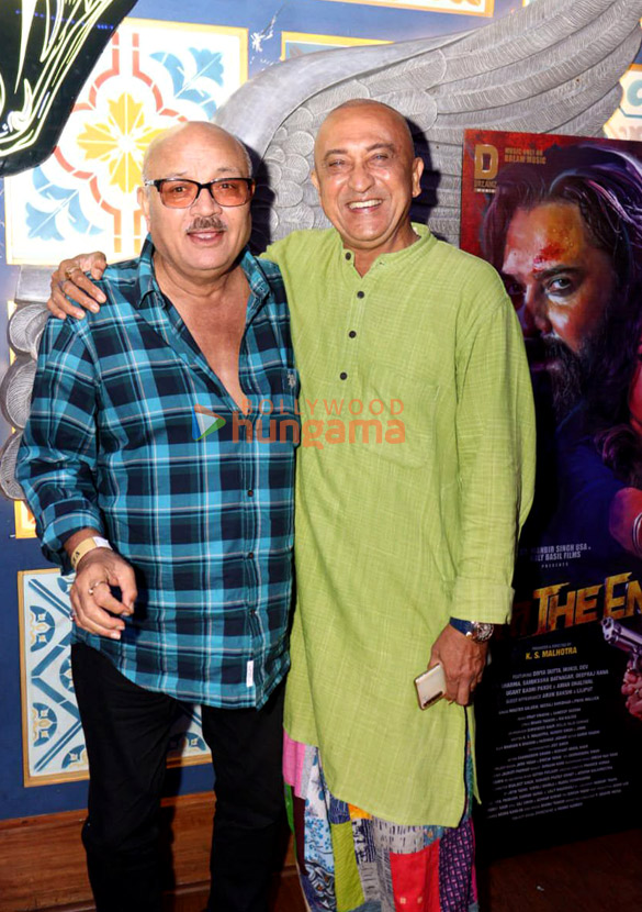 photos dev sharma k s malhotra samiksha bhatnagar arun bakshi and others grace the launch of their film anth the end 7