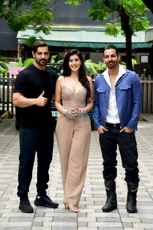 Photos: John Abraham, Samar Iqbal, Sonia Rathee and Harshvardhan Rane at Tara Vs Bilal  trailer preview