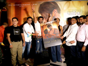 Photos: Karenvir Bohra and Poonam Pandey snapped at Tere Jism Se poster launch in Mumbai