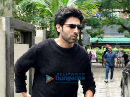 Photos: Kartik Aaryan snapped at the T-Series office in Andheri