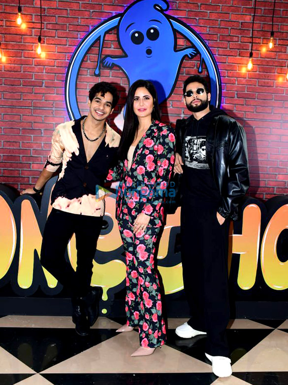 photos katrina kaif ishaan khatter siddhant chaturvedi and others attend the trailer launch of their film phone bhoot 10
