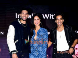 Photos: Katrina Kaif, Ishaan Khatter and Siddhant Chaturvedi snapped during Phone Bhoot promotions at IIT Bombay