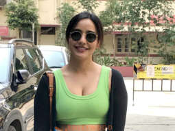 Photos: Neha Sharma spotted outside a gym in Bandra