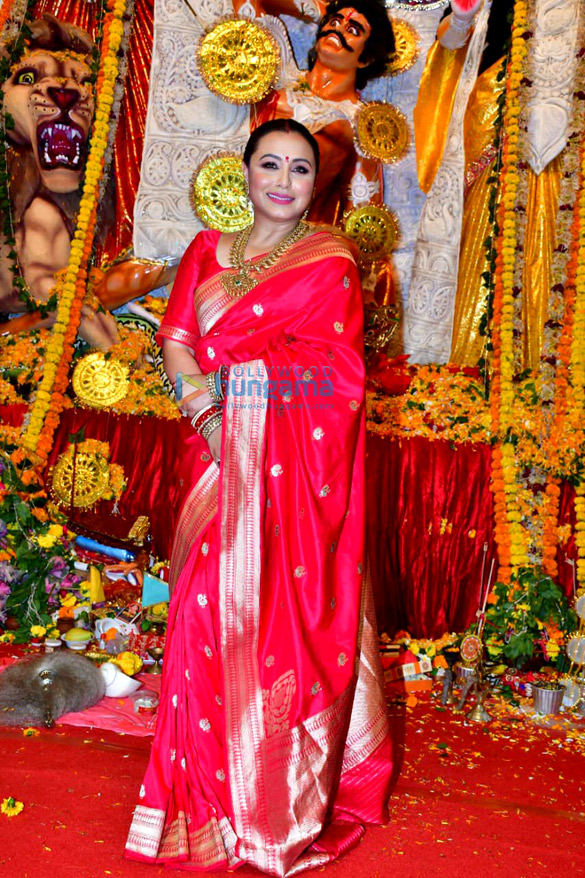 photos patralekha tanishaa mukerji tanuja and others snapped during durga puja at north bombay sarbojanin 10