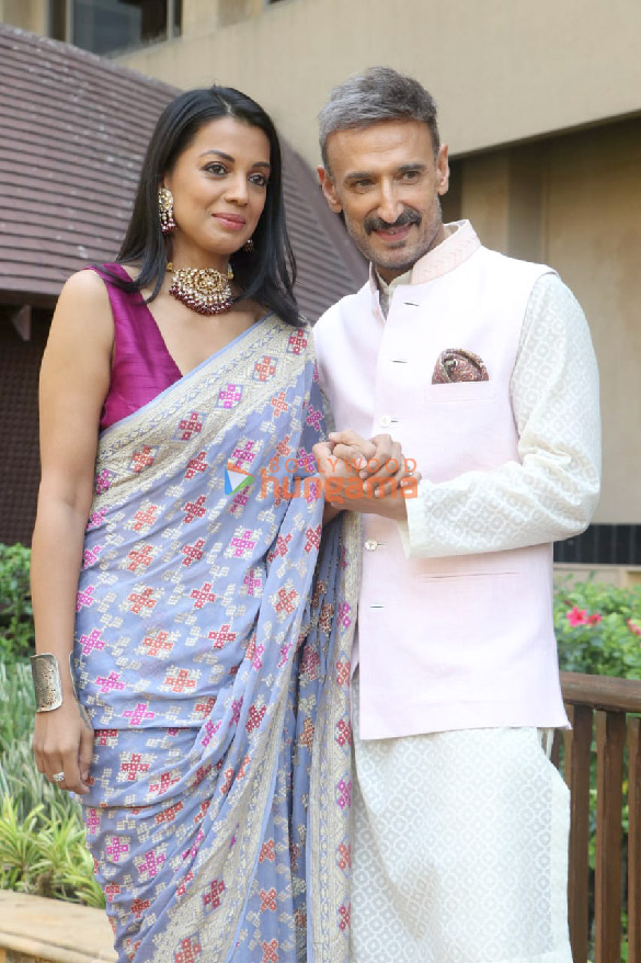 Photos Rahul Dev And Mugdha Godse Launched Their Saree Brand ‘saaree