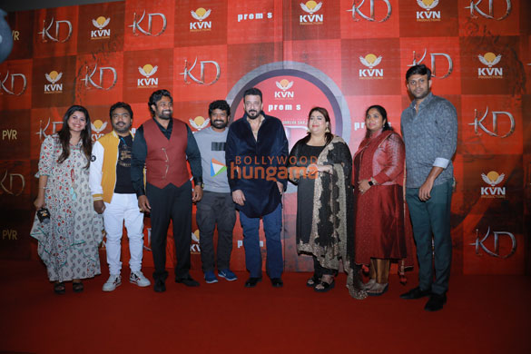 photos sanjay dutt snapped at teaser launch of dhruva sarjas kd the devil 1