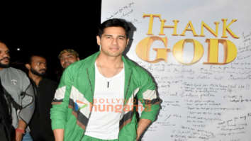 Photos: Sidharth Malhotra snapped during Thank God promotions