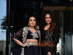 Photos: Sonakshi Sinha, Huma Qureshi snapped promoting their film Double XL on the sets of Jhalak Dikhhla Jaa 10