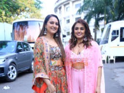 Photos: Sonakshi Sinha and Huma Qureshi snapped promoting Double XL on Indian Idol