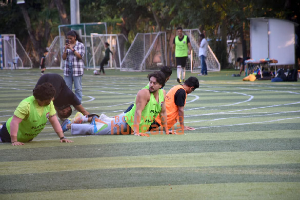 photos tiger shroff and zaid darbar snapped at an all star football match 3
