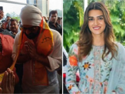 Adipurush: Prabhas, Kriti Sanon, Om Raut arrive in Ayodhya amid fanfare ahead of grand teaser launch, watch videos Adipurush: Prabhas, Kriti Sanon, Om Raut arrive in Ayodhya amid fanfare ahead of grand teaser launch, watch videos
