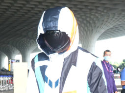 Raj Kundra snapped at the airport following his mask trend