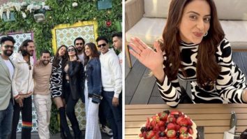 Rakul Preet Singh’s dons an edgy body-con dress and knee high boots as she celebrates her birthday in London; Beau Jackky Bhagnani joins the celebration
