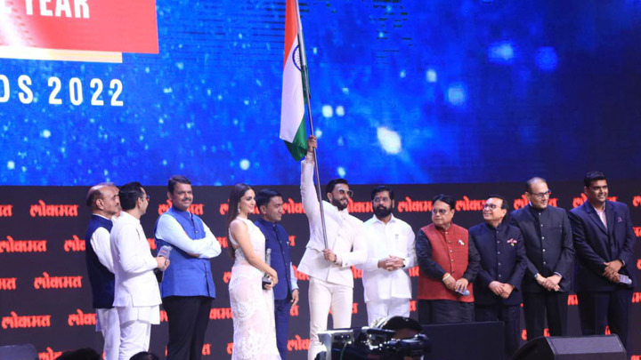 Ranveer Singh, Kiara Advani win Lokmat Maharashtrian of the year Award 2022