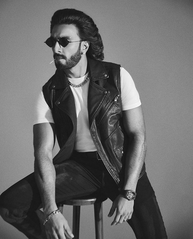 Ranveer Singh flaunts his sharp appearance in white t-shirt and black jacket in latest monochrome pictures