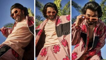 Ranveer Singh picks a quirky floral printed co-ord set and unique sunglasses as he attends NBA Abu Dhabi Games 2022