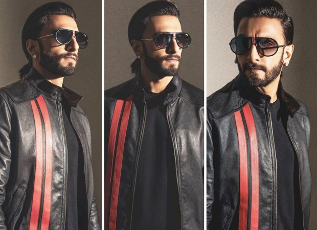Ranveer Singh Amps Up Style Quotient in Black Leather Jacket