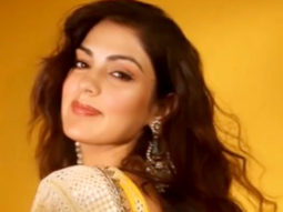 Rhea Chakraborty looks like a ball of happiness in yellow saree