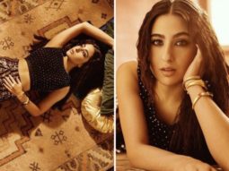 Sara Ali Khan looks absolutely gorgeous on the cover of Grazia magazine in a black crop top with embellishments and sparkly pants