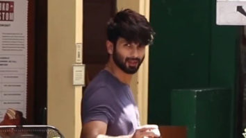 Shahid Kapoor snapped enjoying a bike ride