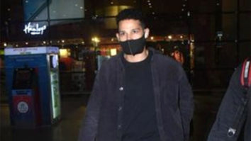 Siddhant Chaturvedi smiles for paps at the airport