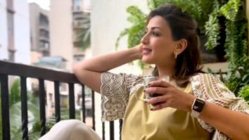 Sonali Bendre chills with a cup of freshly brewed coffee