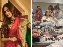 Sonam Kapoor breastfeeds her son Vayu Kapoor Ahuja as she gets ready for Karva Chauth; Anand Ahuja praises her