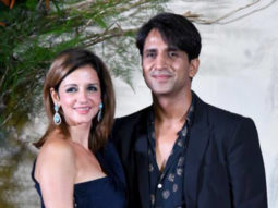 Sussanne Khan and Arslan Goni arrive together for Richa-Ali’s reception