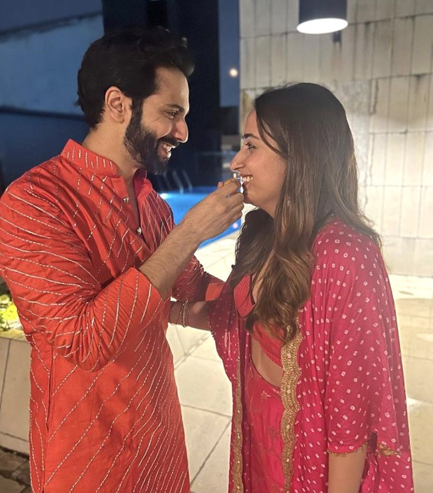 Varun Dhawan compliments wife Natasha Dalal in vibrant ethnic outfit for Karva Chauth celebrations