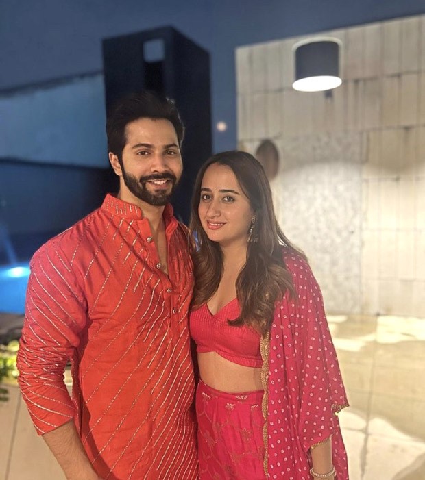 Varun Dhawan compliments wife Natasha Dalal in vibrant ethnic outfit for Karva Chauth celebrations
