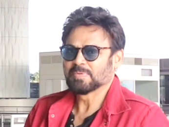 Venkatesh wished ‘Happy Diwali’ for paps at the airport