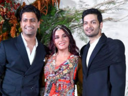 Vicky Kaushal greets the newly-married couple Richa Chadha and Ali Fazal