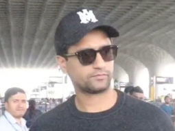 Vicky Kaushal looks handsome as always in black outfit at the airport