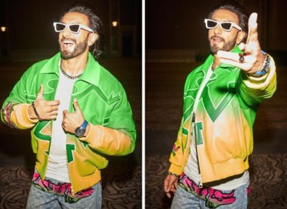 Ranveer Singh Wears A Flashy Jacket Worth Rs 6,26,00 At The NBA Abu Dhabi  Games 2022