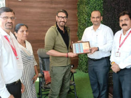 Ajay Devgn expressed ‘gratitude’ as the Mumbai Postal Region gifts him a special stamp on Philately Day