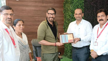 Ajay Devgn expressed ‘gratitude’ as the Mumbai Postal Region gifts him a special stamp on Philately Day