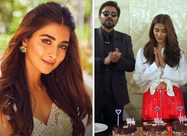 Team of Salman Khan starrer Kisi Ka Bhai Kisi Ki Jaan celebrates birthday of leading lady Pooja Hegde with Venkatesh, Jagapathi Babu; watch