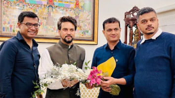 Union Minister Anurag Thakur met the ‘Kantara’ team wishing them success for the film